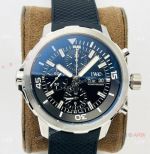(IWS) IWC Aquatimer Chronograph Edition Expedition Copy Watch Black Dial 44mm
